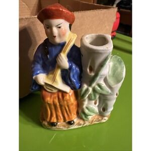 vintage Japanese ceramic Toothbrush Or Pen Holder Made In Occupied Japan